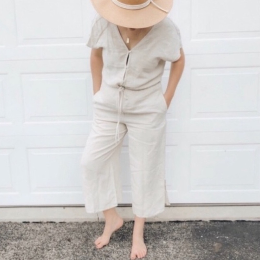 Cloth and Stone linen jumpsuit